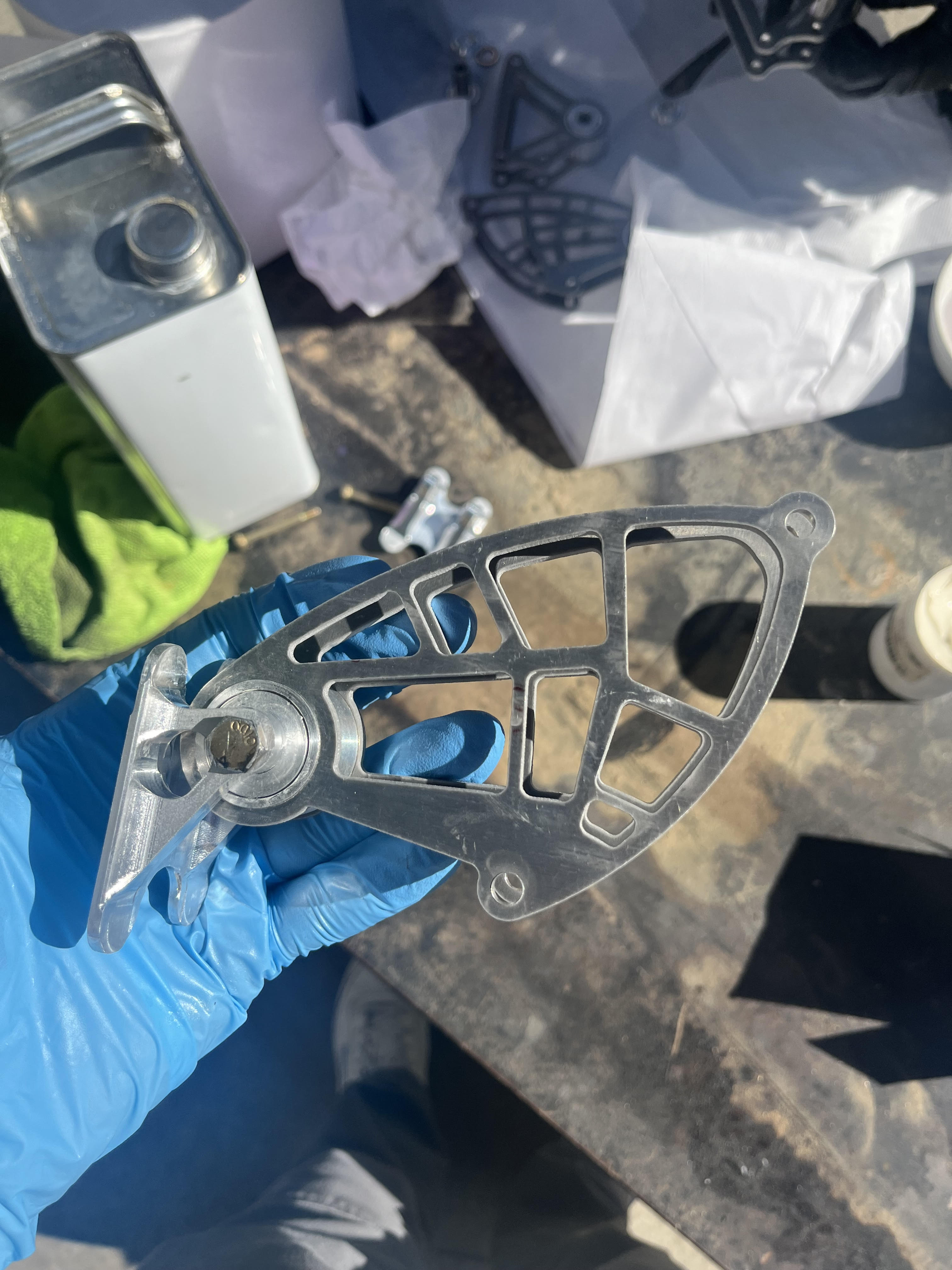 Machined bellcrank assembly