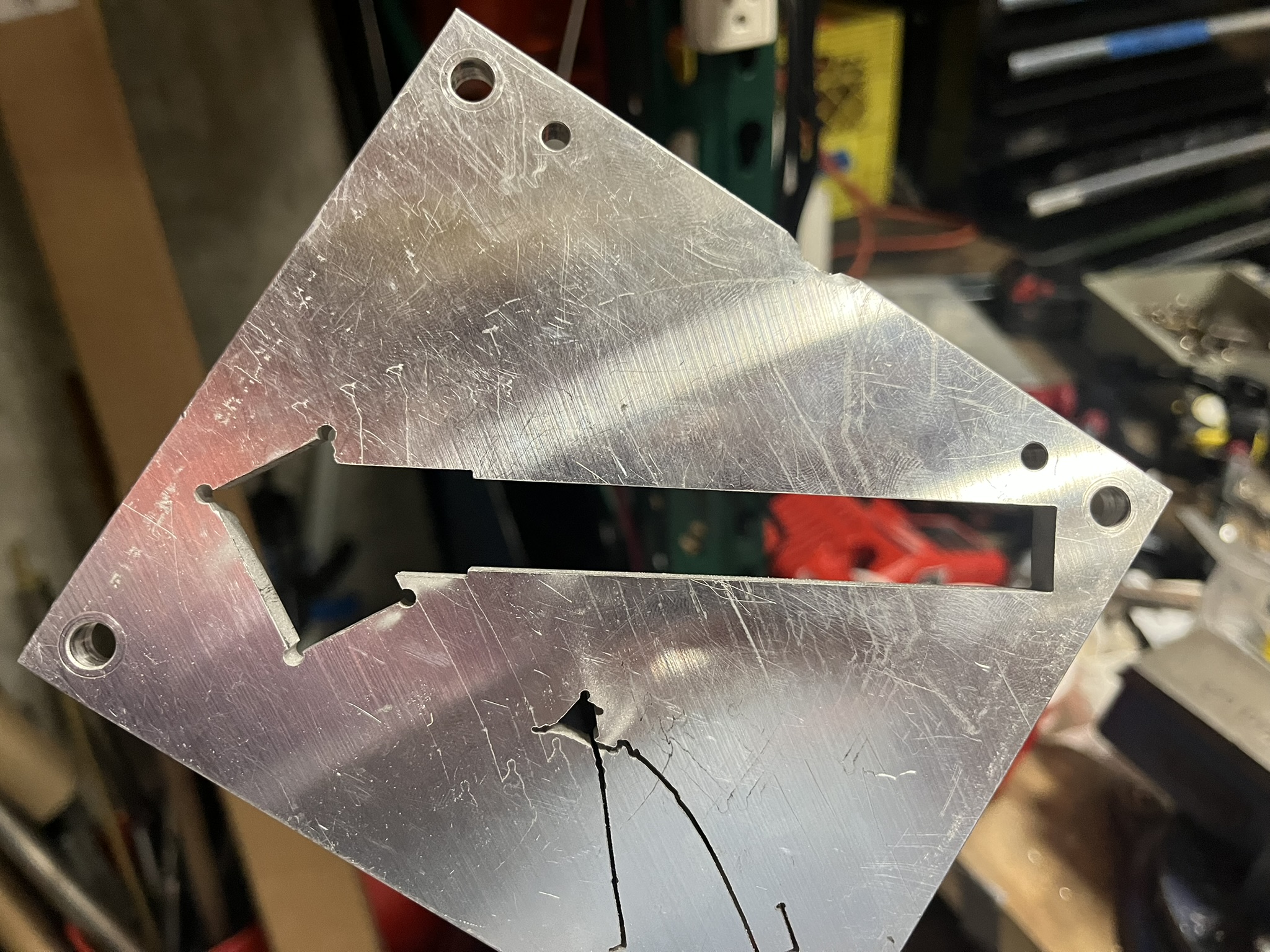 Waterjet welding jig