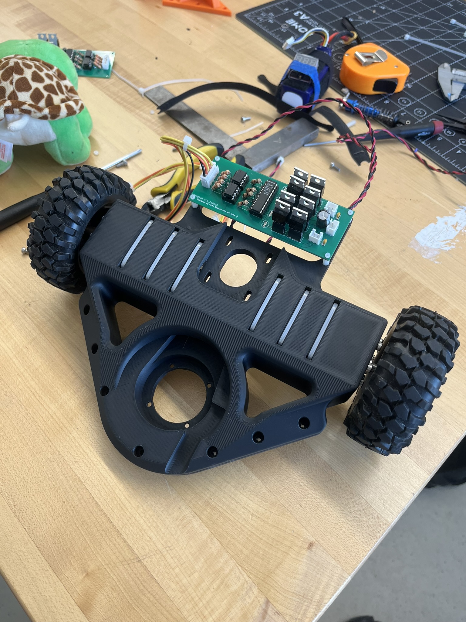 3D printed robot chassis