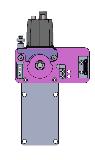 Pump front CAD