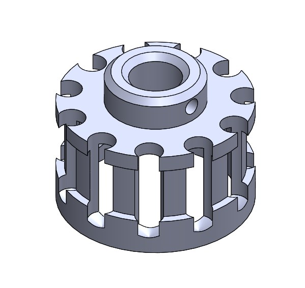 Pump rotor CAD